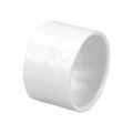 American Imaginations 4 in. White Round PVC Sewer Repair Coupling AI-38123